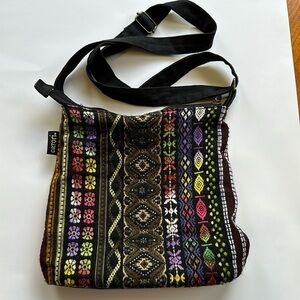 Carotid Crossbody woven bag purse with adjustable strap multi color